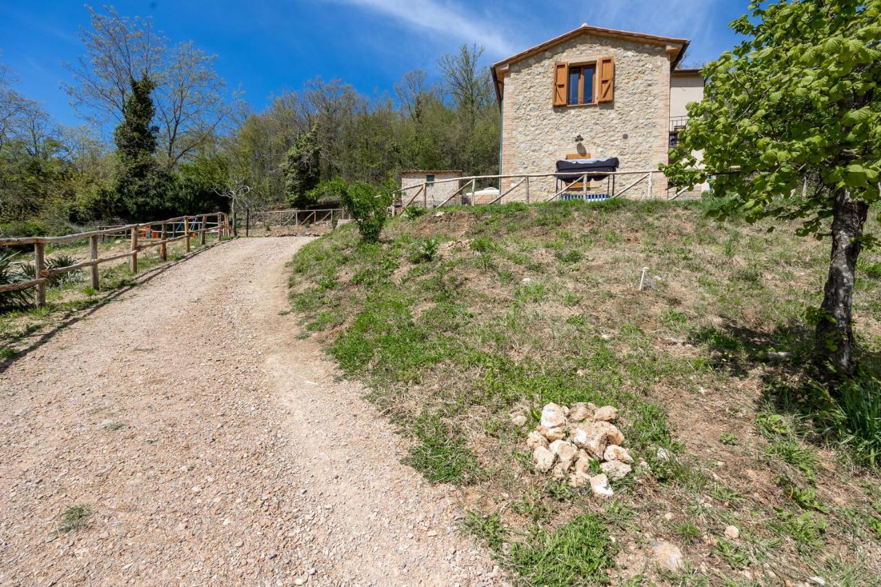 Podere Del Ciacchi Among Tuscany Greenery - Happy Rentals Montieri Exteriör bild